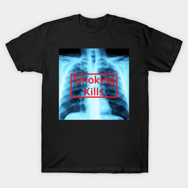 Smoking Kills tee for men and Women T-Shirt by WildZeal